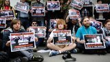 Фотожурналисты Киева протестуют против милицейского беспредела: "Я снимаю, а не стреляю". ФОТОрепортаж