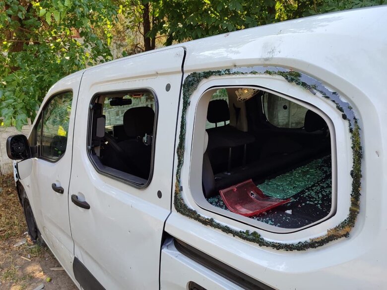Russia attacked an administration vehicle in Kherson region