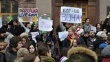 Кілька учасників Маршу за права жінок у Києві заявили про напад після його закінчення. ФОТО