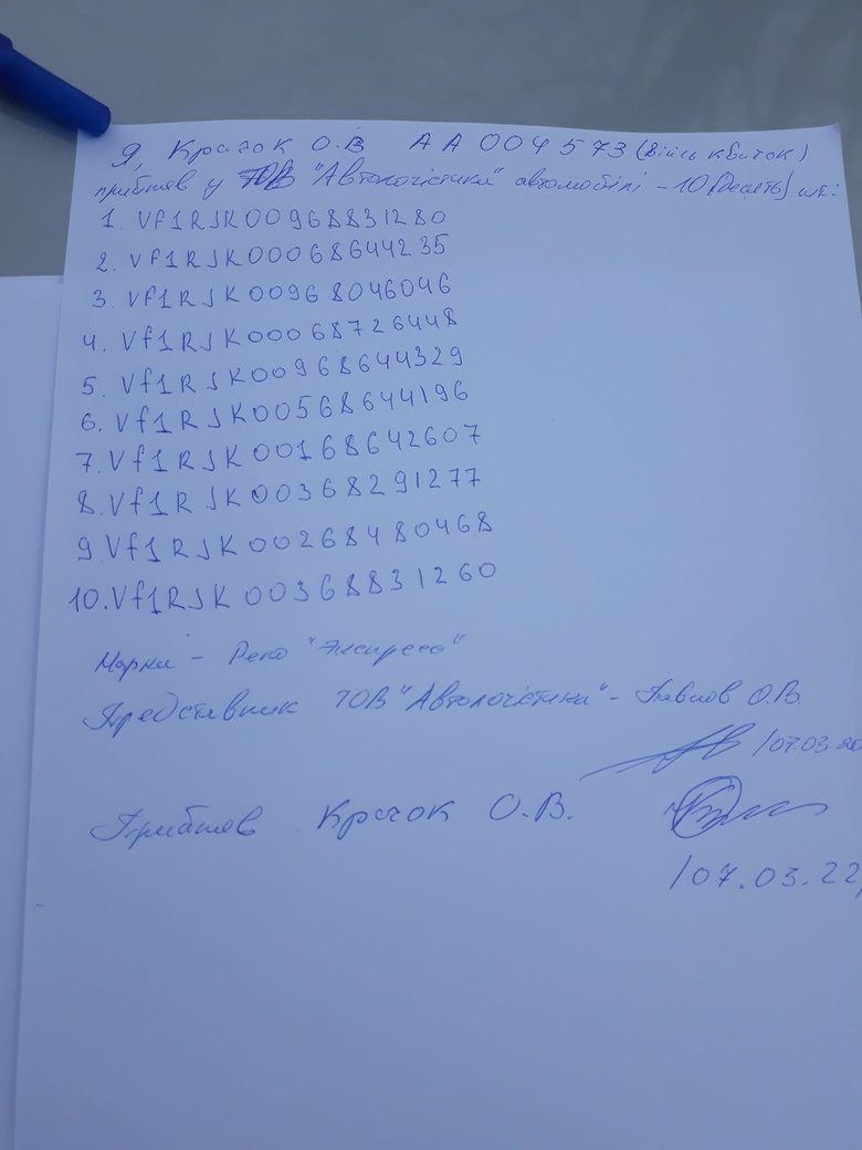 Одеська тероборона отримала 10 авто 01