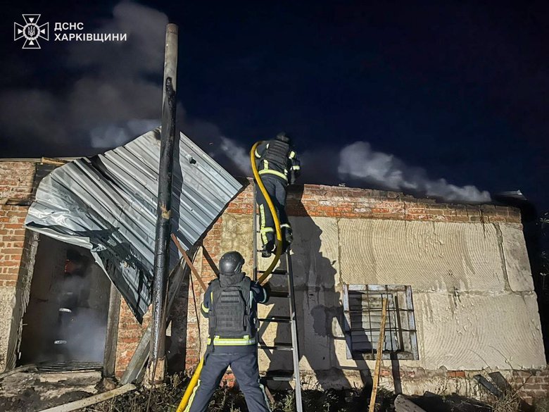 Velykyi Burluk after the shelling