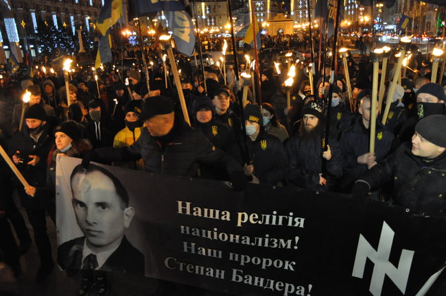 В Киеве прошло факельное шествие к 112-летию Бандеры 19