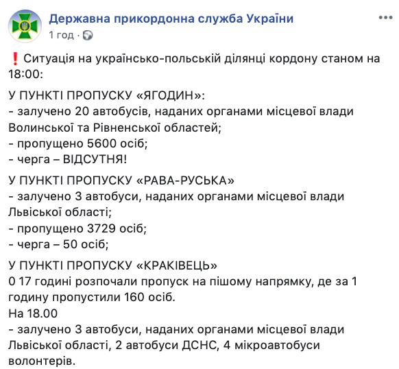 Толпа на польско-украинской границе. ФОТО ДНЯ 04