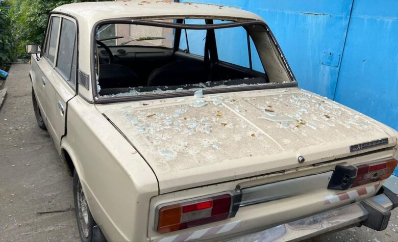 Обстріл машини на Нікопольщини 13 травня