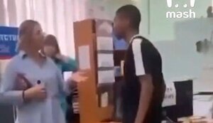 Сын президента ЦАР бьет мужчину и женщину в российском Кисловодске. ВИДЕО