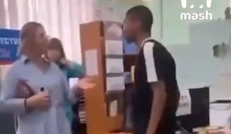 Сын президента ЦАР бьет мужчину и женщину в российском Кисловодске. ВИДЕО