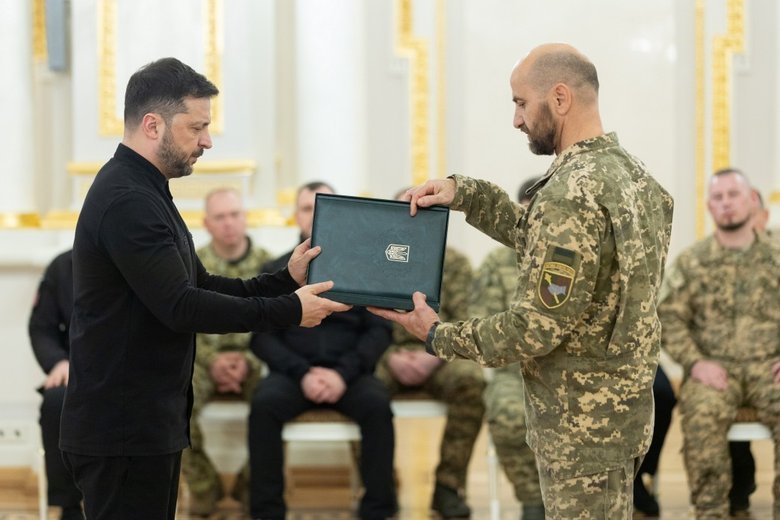 Награждение защитников