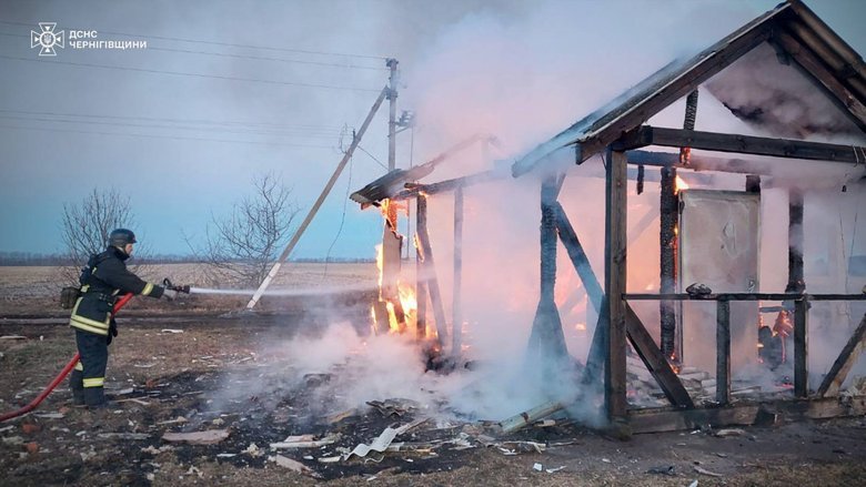 Over the past 24 hours, four explosions were recorded near a checkpoint in the Chernihiv region