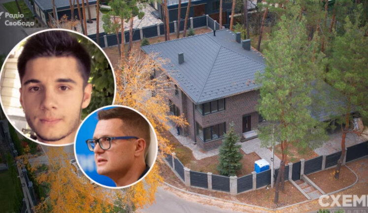 Син Баканова завершує зведення маєтку під Києвом на землі, купленій за втричі заниженою вартістю, - ЗМІ. ФОТО