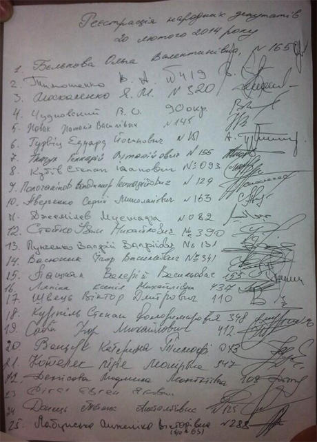 рада верховная подписи