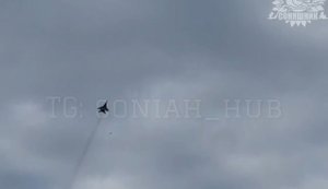 Пілот винищувача Повітряних сил завдав ракетного удару по командному пункті РФ на Херсонщині. ВIДЕО