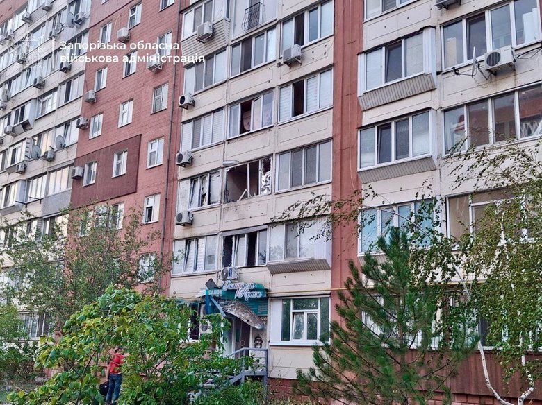 Удар по Запоріжжю