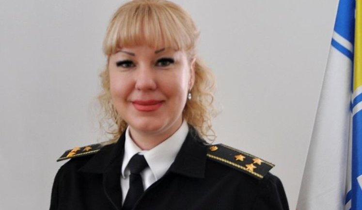 Уперше в історії українських ВМС капітаном 1 рангу стала жінка - Марина Каналюк. ФОТО