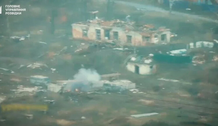 DIU servicemen destroyed important satellite equipment near Tiotkino village in Russia. VIDEO