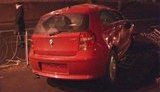 В столице BMW слетел с дороги на тротуар: Водитель бросил авто и скрылся. ФОТО
