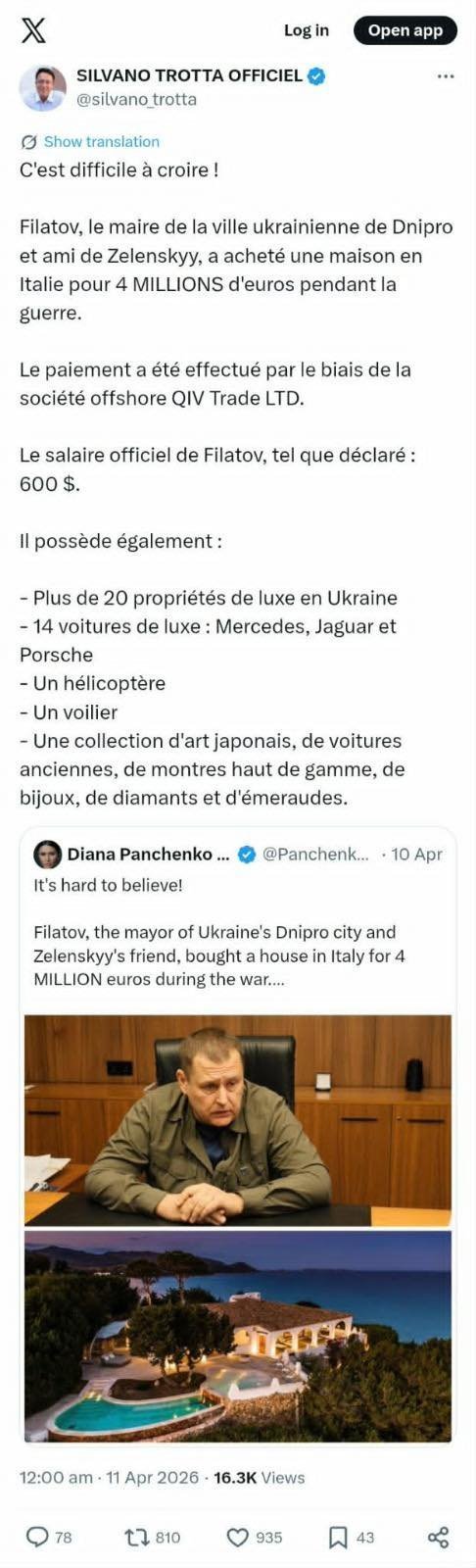 допис Філатова