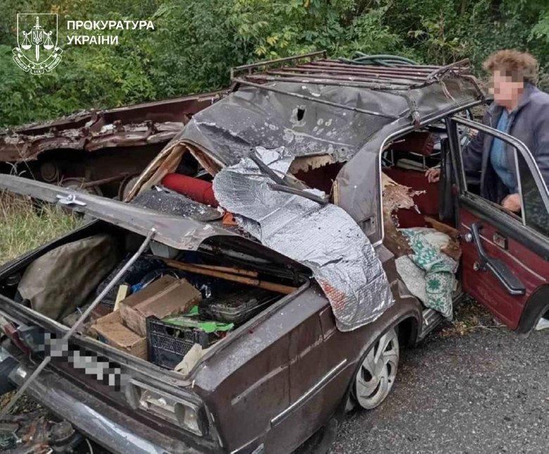 Атака на гражданские автомобили в Харьковской области
