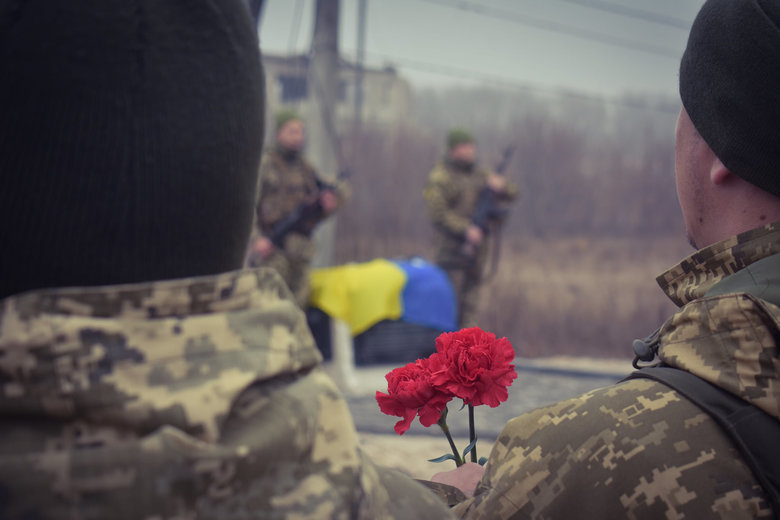 Відкриття памятного знаку полеглим воїнам 58-ї ОМБр відбулося у Пісках на Донеччині 04
