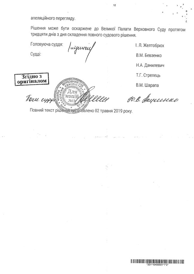 Документи свідчать, що у Козьякова і Щотки не закінчився термін повноважень, - заява ВККСУ 20