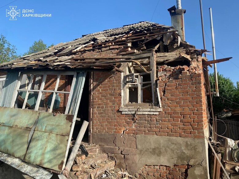 Наслідки обстрілу Вовчанська 27 квітня