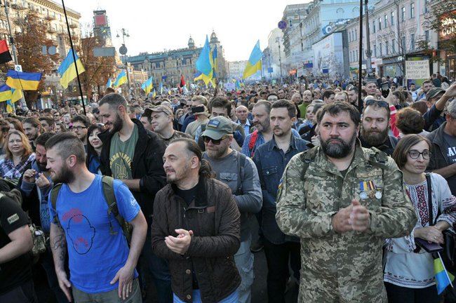 Марш сопротивления капитуляции проходит в Киеве 05