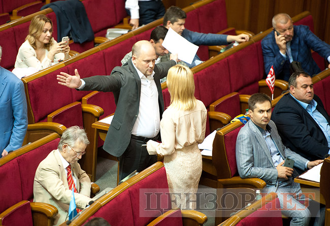 Мелірування Рибчинського, розповідь Мірошниченка Продан і Каплін, що розводить руками, - день роботи ВР 19 червня 05