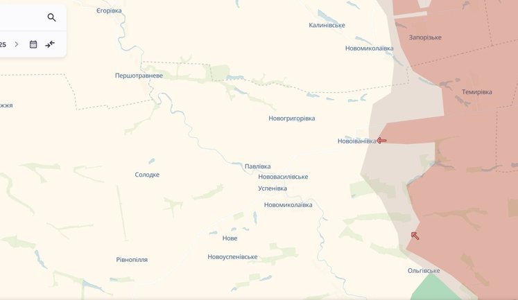 Окупанти просунулися на Запоріжжі, Дніпропетровщині та Донеччині, - DeepState. МАПИ