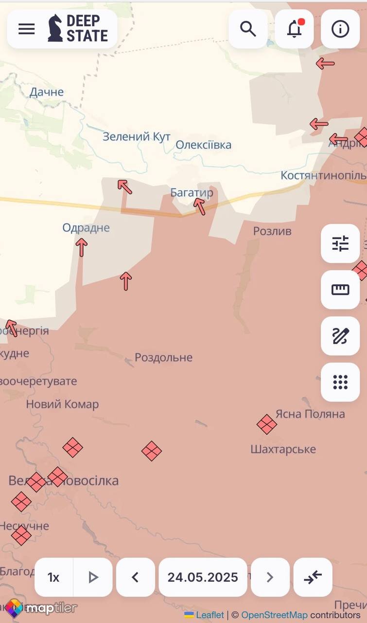 продвижение врага