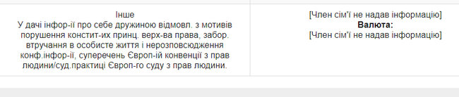 Нардеп Деркач не вказує в декларації заощадження своєї дружини, оскільки вважає це втручанням в особисте життя 01