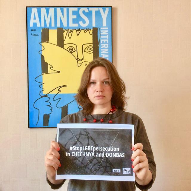 У 2014 році Amnesty International була чи не першою організацією, яка опублікувала зроблене з супутника фото російської військової техніки на Донбасі, - Оксана Покальчук 08 У 2014 році Amnesty International була чи не першою організацією, яка опублікувала зроблене з супутника фото російської військової техніки на Донбасі, - Оксана Покальчук 08