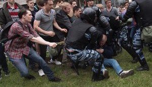 москва протест задержания