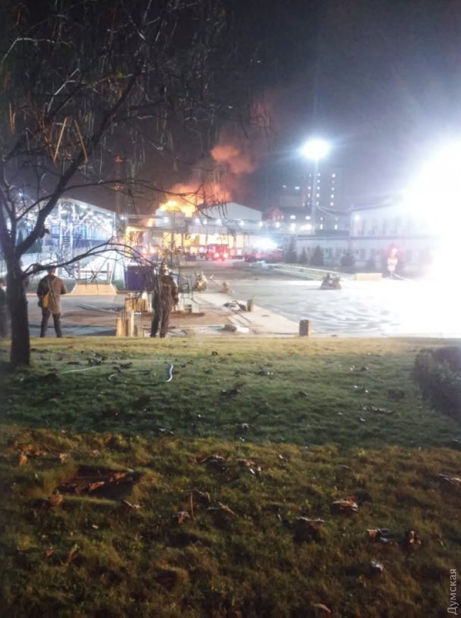 Спасатели ликвидировали пожар на маслозаводе под Одессой 02