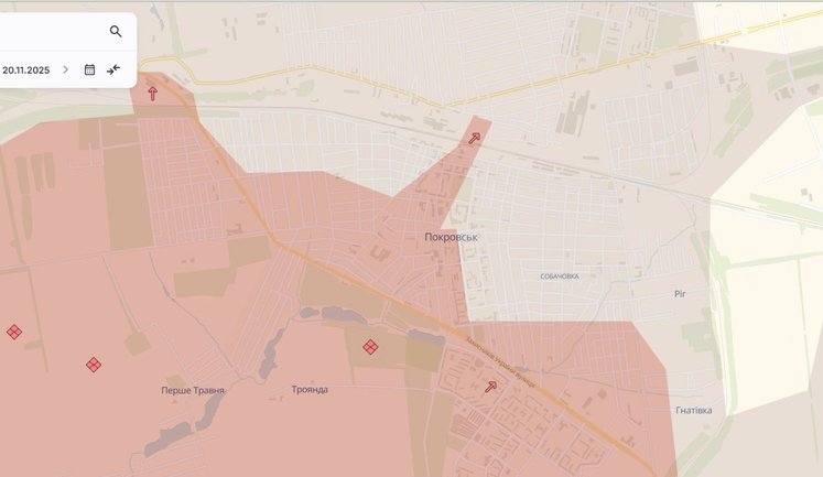 Occupiers have advanced in Pokrovsk, Stepnohirsk and in Pokrovsk direction - DeepState. MAP