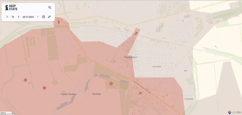 Новые продвижения РФ на фронте — обновление от DeepState