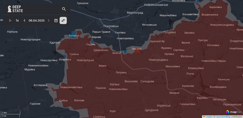 Россияне продвинулись в Лисовке