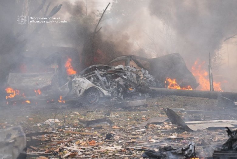 удар рф по Запоріжжю