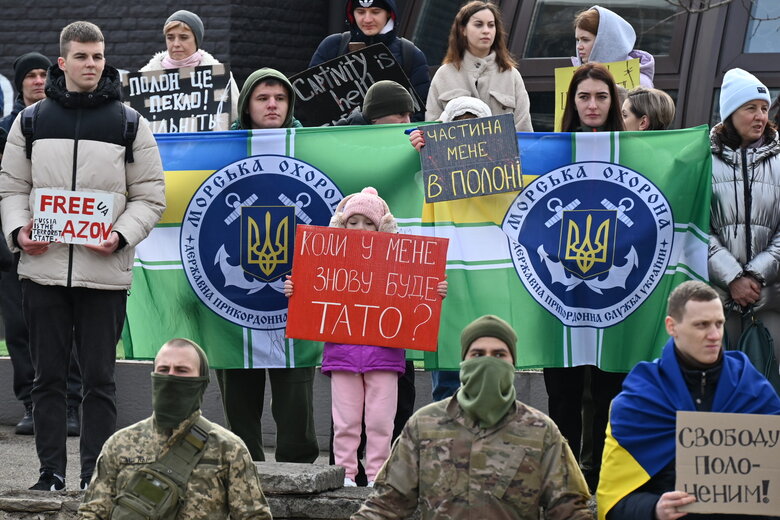 Акція на підтримку полонених захисників Азовсталі