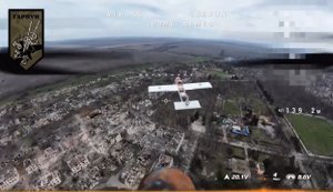 Бійці підрозділу "GARPUN" FPV-дроном із саморобним дробовиком збили безпілотник окупантів у повітрі. ВIДЕО