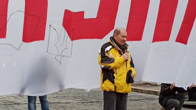 Свободу политзаключенным, - акция в поддержку пленников Кремля прошла в центре Киева 09