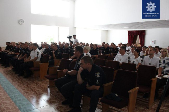 Представлено нового заступника начальника управління патрульної поліції Одеської області - Кисличенка 03