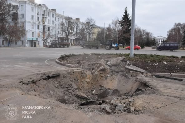 Наслідки обстрілу Краматорська 30 січня