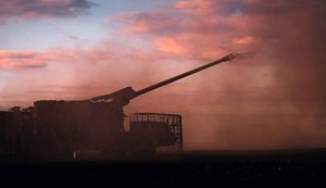 Нацгвардия уничтожает технику врага