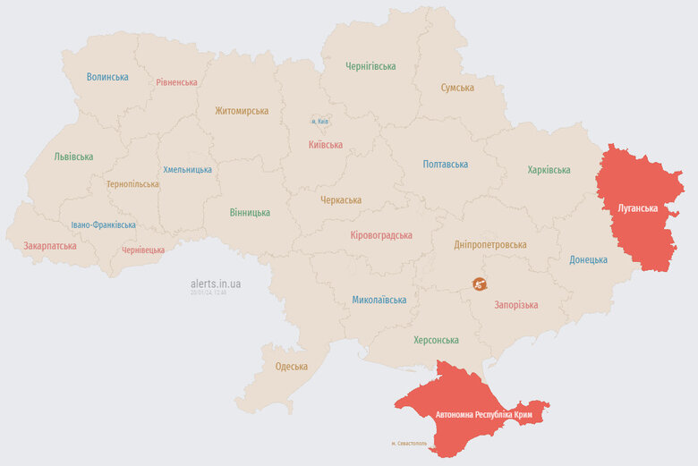 По всей Украине объявляли воздушную тревогу из-за взлета вражеского МиГ-31К 01