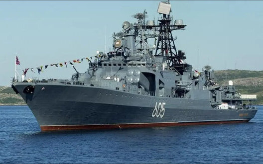 Russian antisubmarine warfare ship "Admiral Levchenko" is burning in Barents Sea - Pletenchuk