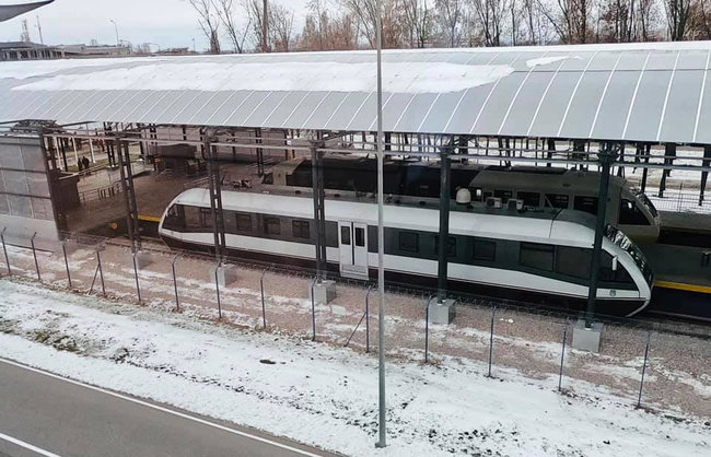 В аэропорту Борисполь почти достроили железнодорожную станцию 01