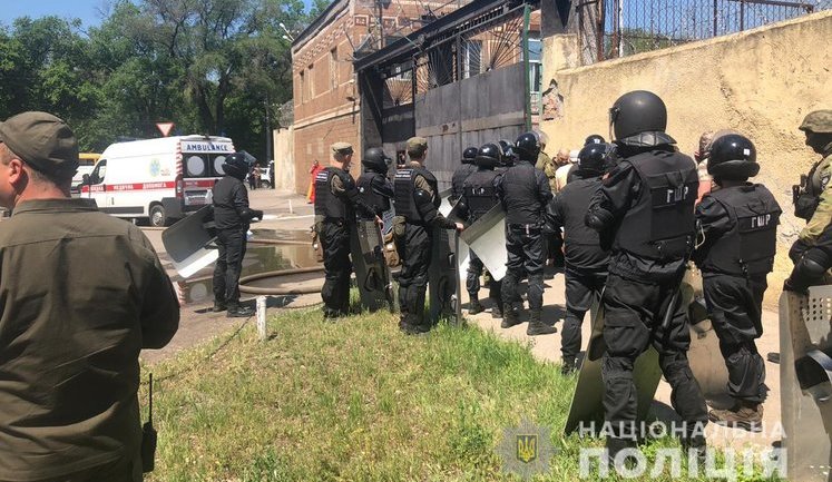 Unrest in Odesa penal colony: Four police officers injured. VIDEO&PHOTOS