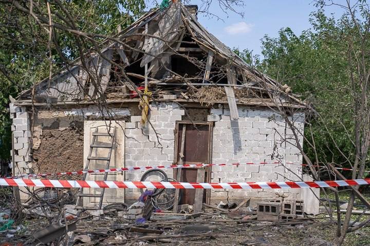 Наслідки обстрілу Вільнянської громади Запорізької області