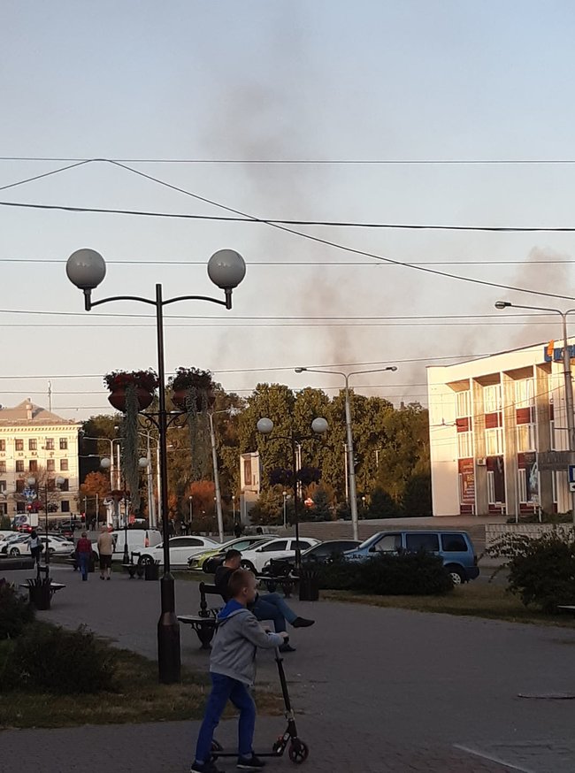 Небо над Запорожьем 22 сентября 01