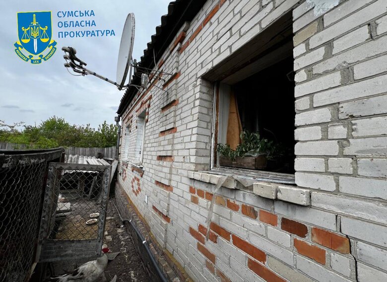 Shelling of the village of Richky in Sumy region on 8 May