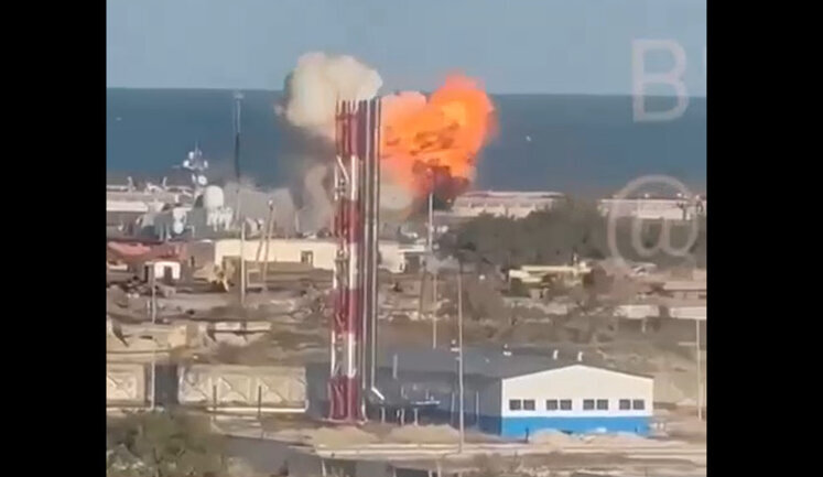 Drones attacked port in Russian Kaspiysk - CCD. VIDEO